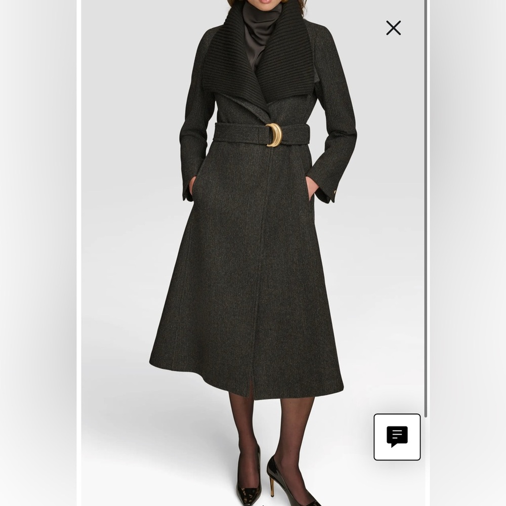 Donna Karan Wool Coat